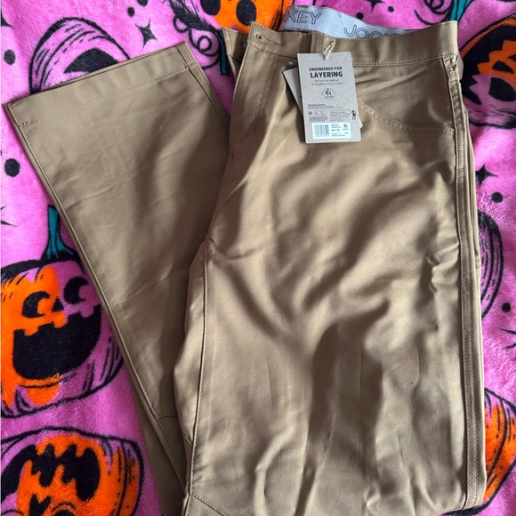Jockey Outdoors Tan and Gray Men’s Utility Pants 36x32 - Picture 4 of 6